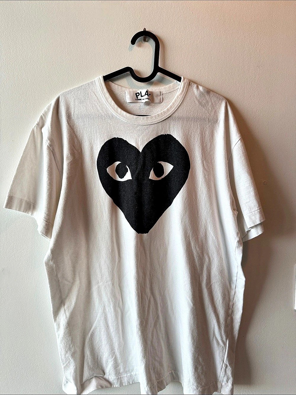 Comme des Garçons PLAY Black Heart T-Shirt White XXL